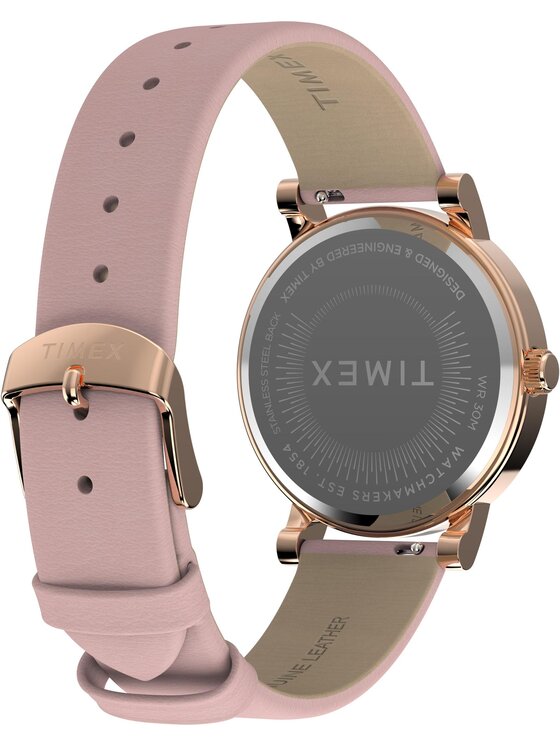 Timex Timex Zegarek TW2U05200 Różowy