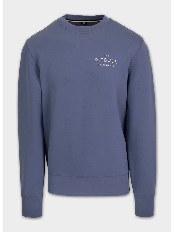 PITBULL PITBULL Bluza Bluza męska SAMPSON M Niebieski Regular Fit
