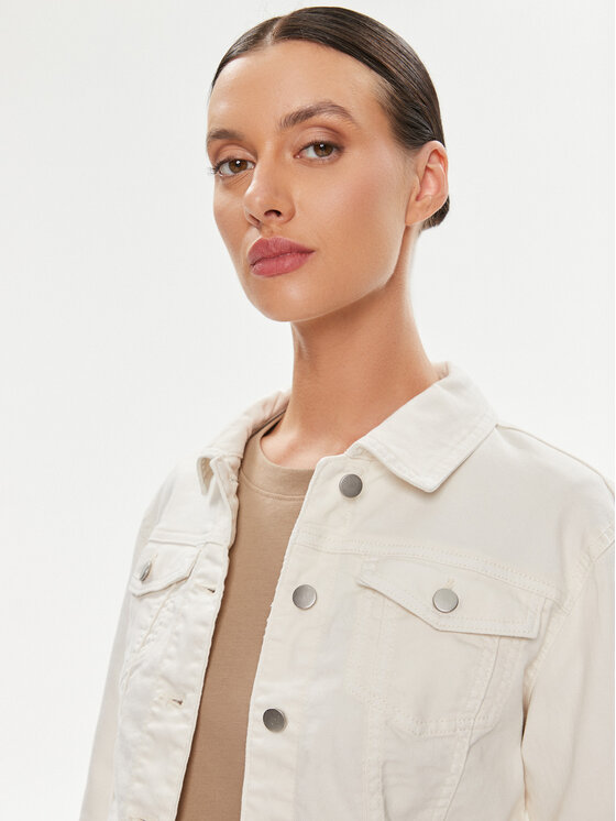 Vila Vila Jeansjacke Birkina 14097180 Weiß Regular Fit