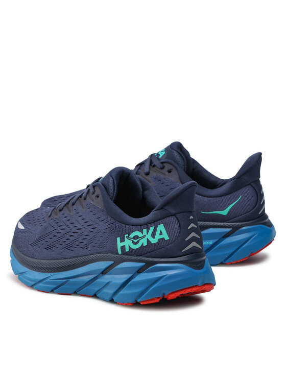 Hoka Hoka Παπούτσια για Τρέξιμο M Clifton 8 Wide 1121374 Σκούρο μπλε