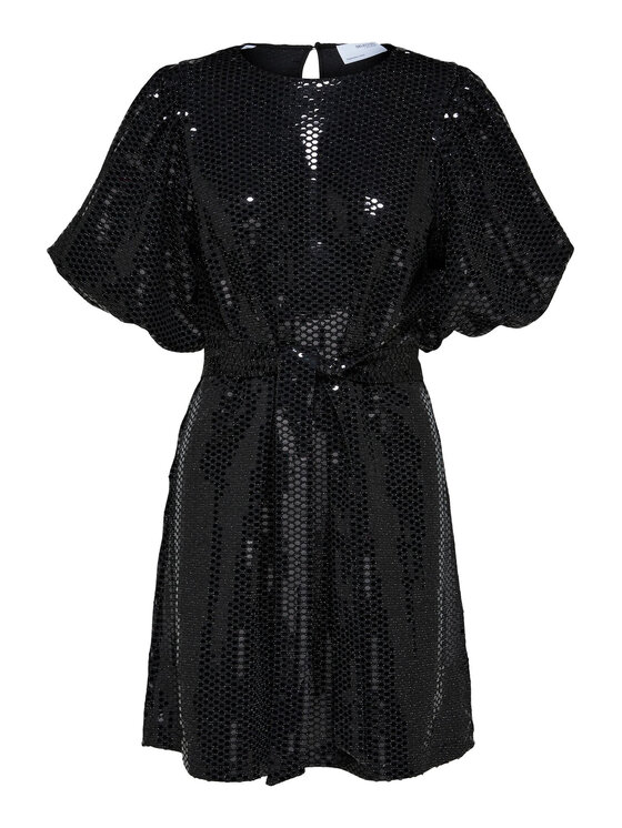 Selected Femme Selected Femme Коктейлна рокля Sandy 16087511 Черен Regular Fit