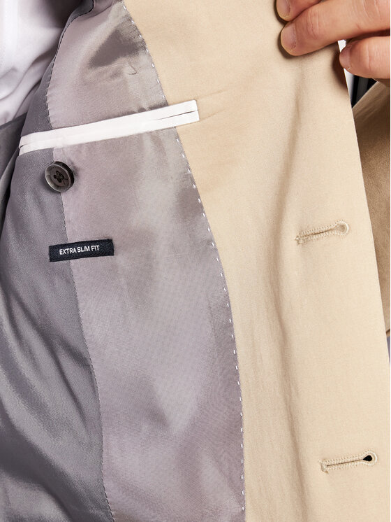JOOP! JOOP! Abito completo 17 Js-44Damon-Gun 30026523 Beige Extra Slim Fit