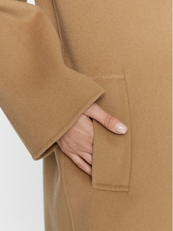 Marella Marella Cappotto di lana Nandina 2330160838200 Marrone Regular Fit