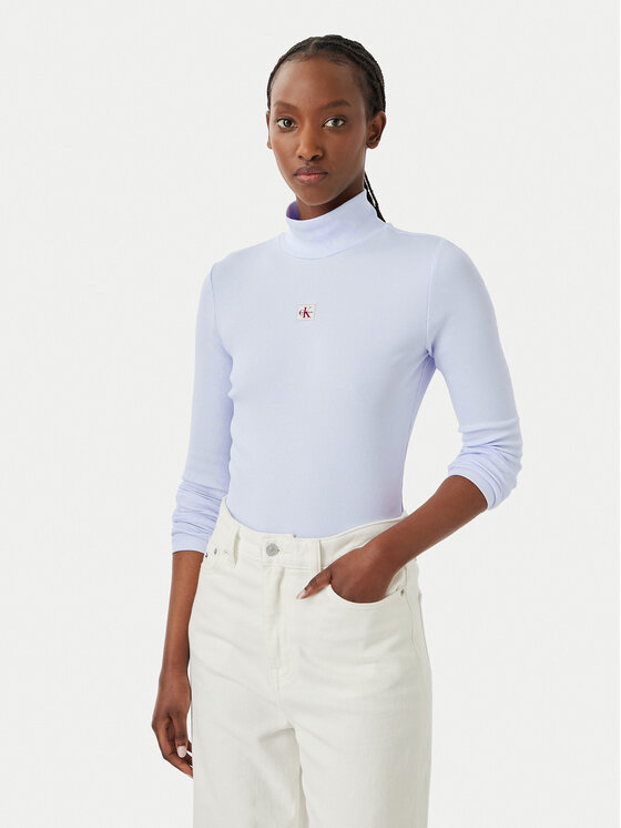 Calvin Klein Jeans Calvin Klein Jeans Golf LV047D203G Svetlo vijolična Slim Fit
