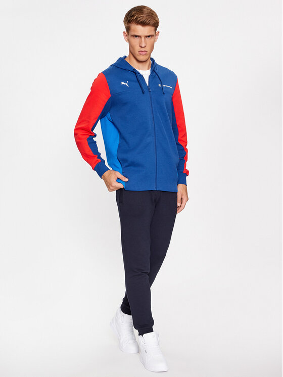 Puma Puma Bluza Bmw Mms Hdd 621221 Niebieski Regular Fit
