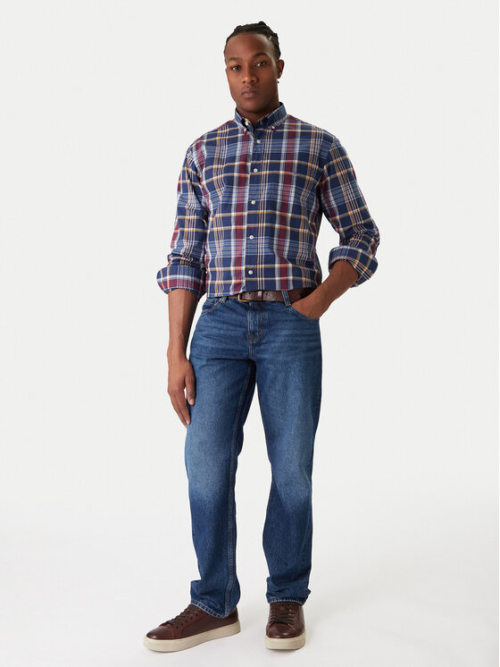 Gant Gant Hemd 3250212 Dunkelblau Regular Fit