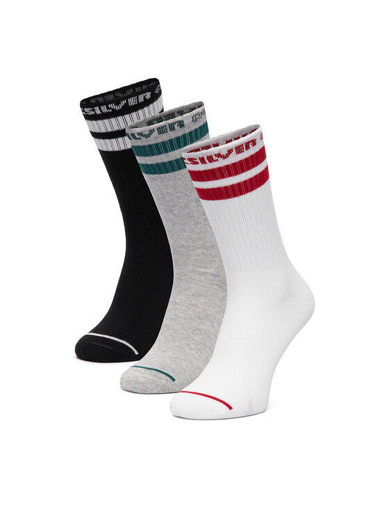Quiksilver Quiksilver Hosszú zoknik CEO_BR_QUIK_2040_W_AW25 (3 PACK) Színes