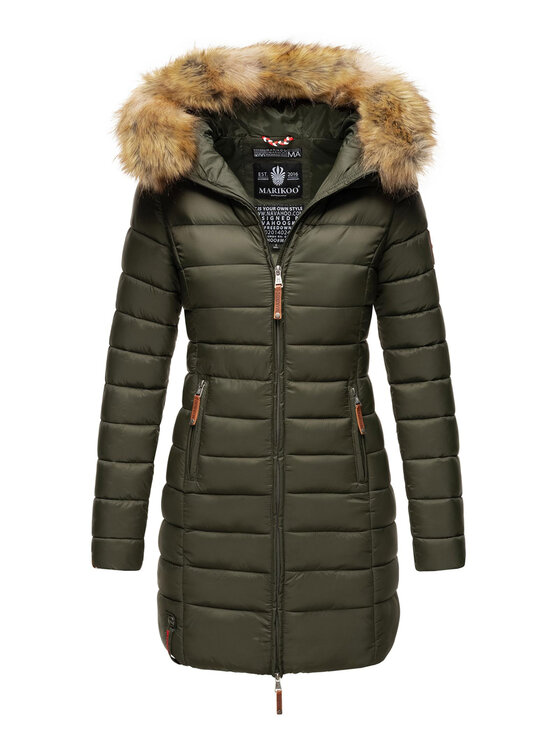 Marikoo Marikoo Kurtka zimowa Rose Zielony Regular Fit