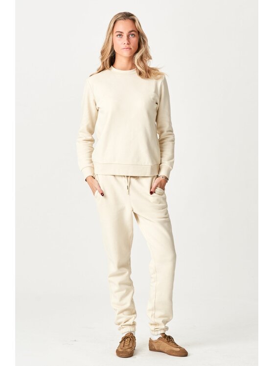 TeeShoppen TeeShoppen Joggery Podstawowe spodnie dresowe Beżowy Regular Fit