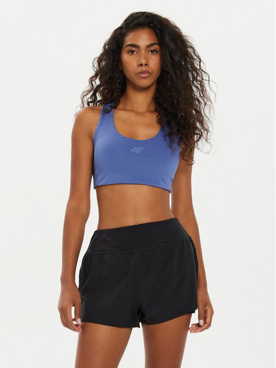 Sport melltartó 4F, Méret: M, Sötétkék, 4FWAW24USBAF140