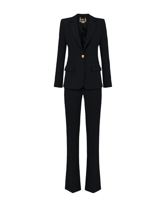 Elisabetta Franchi Elisabetta Franchi Abito da sera tp00346e2-110 Nero Regular Fit