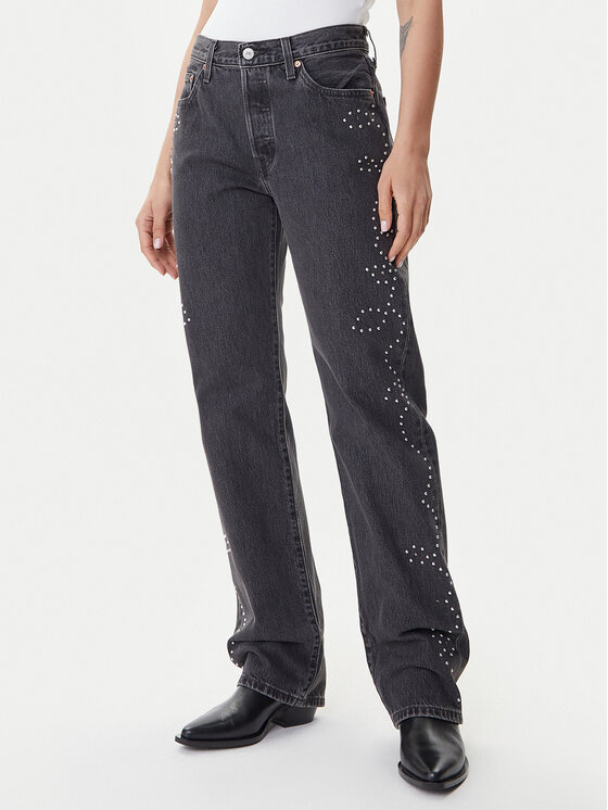 Levi's® Levi's® Blugi 501® ’90 A1959-0092 Negru Straight Fit