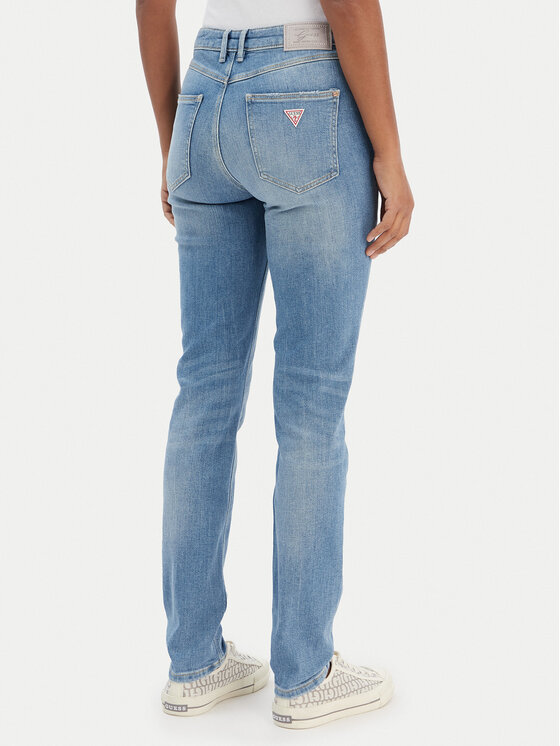 Guess Guess Jeansy W6RA46 D6882 Modrá Skin Fit
