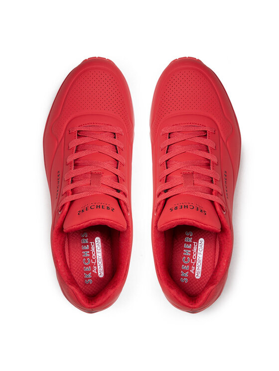 Womens red skechers 2025