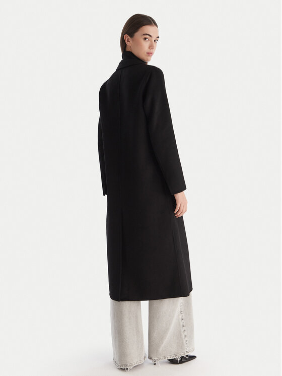 ViCOLO ViCOLO Cappotto di lana TF0002 Nero Regular Fit