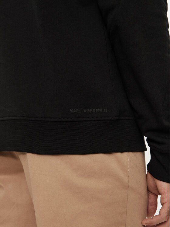 KARL LAGERFELD KARL LAGERFELD Pulóver 705075 544950 Fekete Regular Fit