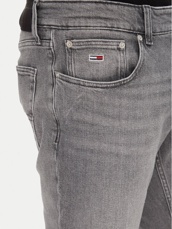 Tommy Jeans Tommy Jeans Traperice Scanton DM0DM21379 Siva Slim Fit