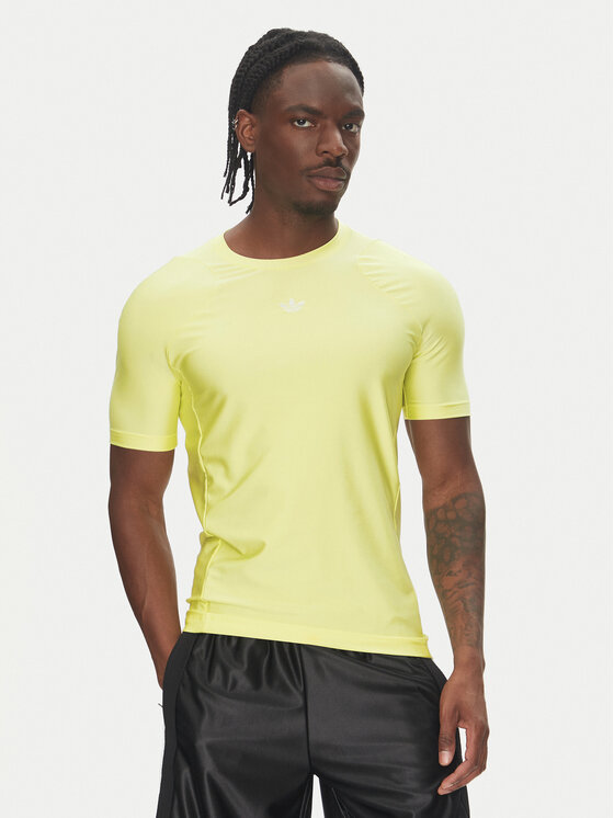 adidas adidas Tricou Fashion Cut Line JD1286 Galben Slim Fit