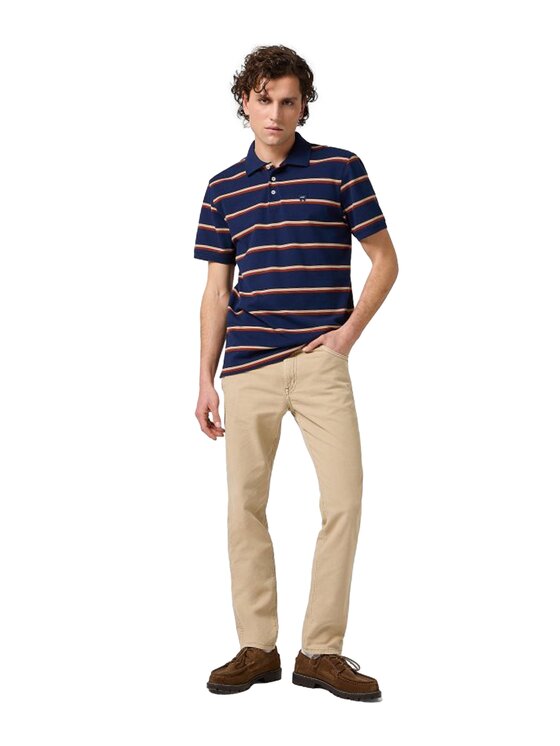 Wrangler Wrangler Spodnie materiałowe 112368475 Beżowy Regular Fit