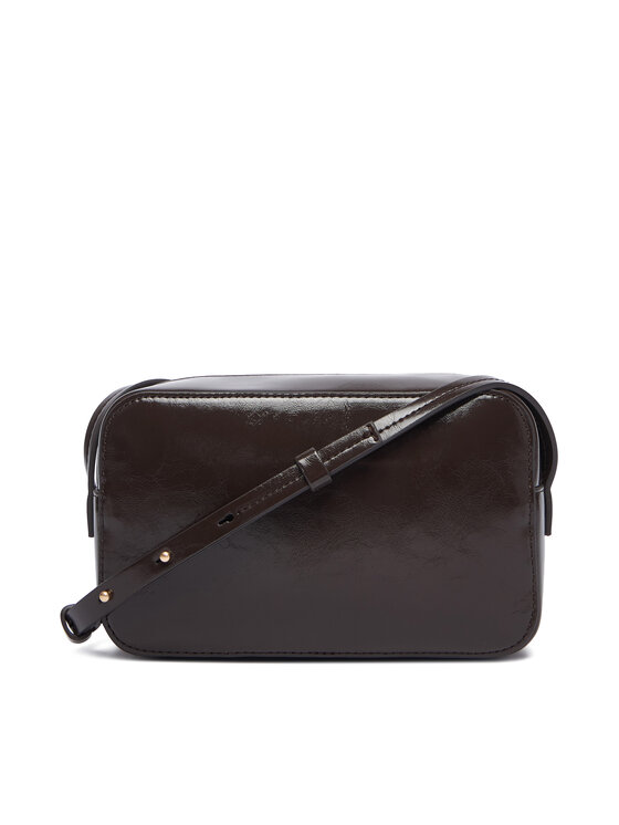 Calvin Klein Calvin Klein Torbica Foil Logo Glossy Camera Bag LV04F3539G Smeđa