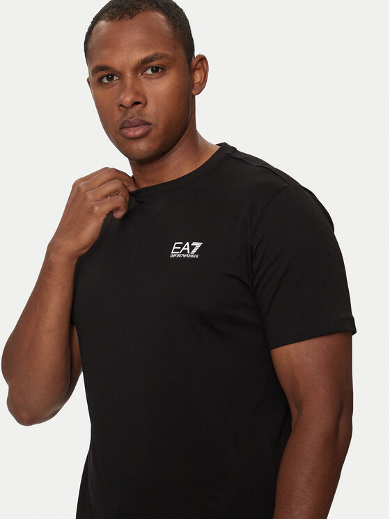 EA7 Emporio Armani EA7 Emporio Armani T-Shirt 8NPT25 PJVPZ 1200 Czarny Regular Fit