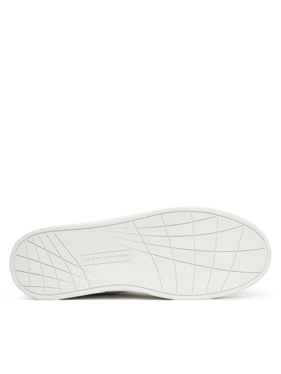 Tommy Hilfiger Tommy Hilfiger Αθλητικά Icon Court Pinperf Lth FM0FM05483 Λευκό