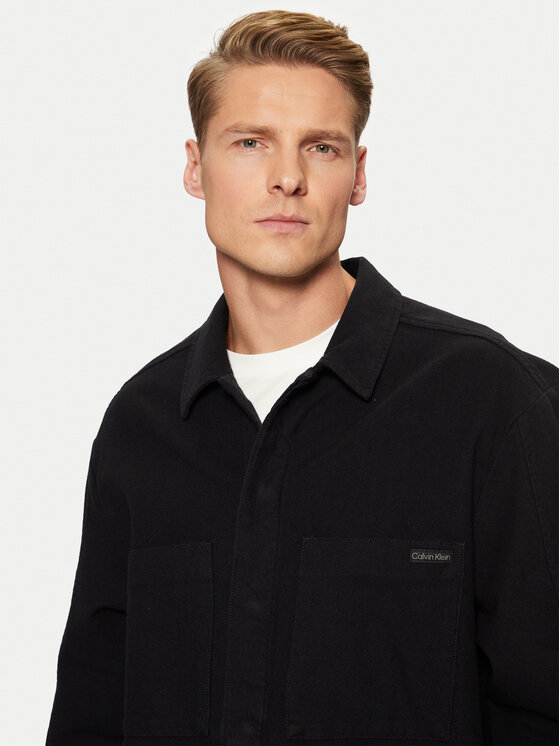 Calvin Klein Jeans Calvin Klein Jeans Košulja J30J327108 Crna Relaxed Fit