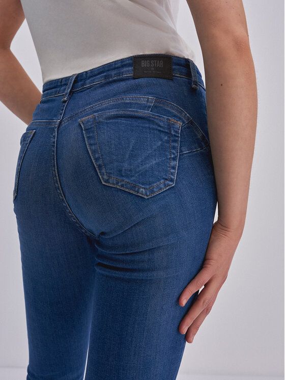 BIG STAR BIG STAR Jeansy mariella_high_waist_458 Niebieski Curvy Fit