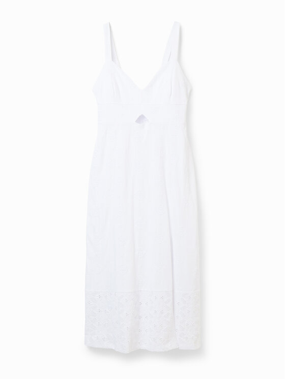 Desigual Desigual Vasaras kleita 23SWVK72 Balts Regular Fit