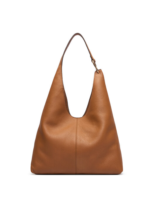 Calvin Klein Calvin Klein Borsetta Slouchy Leather Md Shoulder Bag LV04F3543G Marrone chiaro