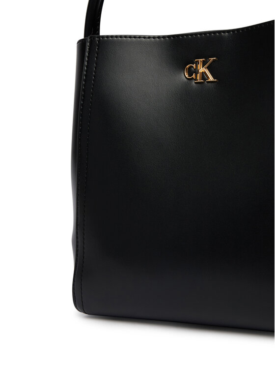 Calvin Klein Calvin Klein Дамска чанта Ck Bucket With Strap LV04F3174G Черен