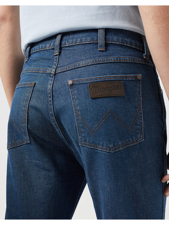 Wrangler Wrangler Jeansy LARSTON Niebieski Slim Fit