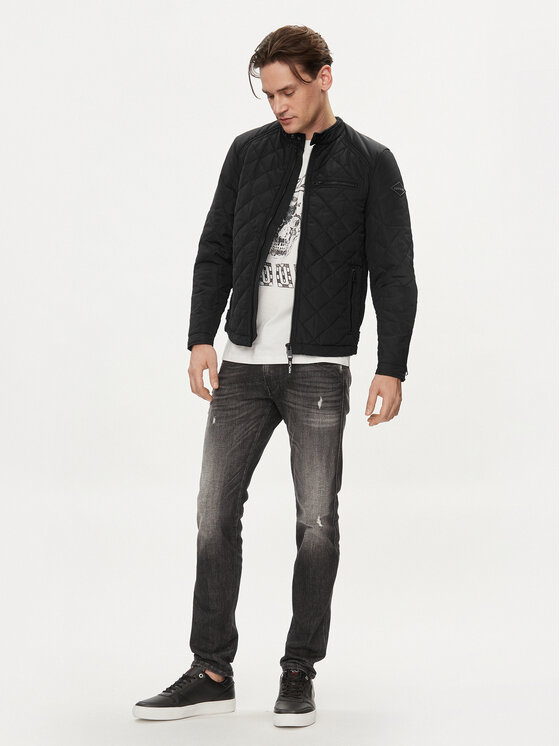 REPLAY Replay Преходно яке M8000.000.84442 Черен Regular Fit
