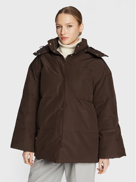 Samsøe Samsøe Samsøe Samsøe Zimní bunda Hana F22300136 Hnědá Relaxed Fit