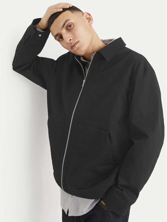 Jack & Jones Jack & Jones Átmeneti kabát Winson Worker 12268717 Fekete Regular Fit