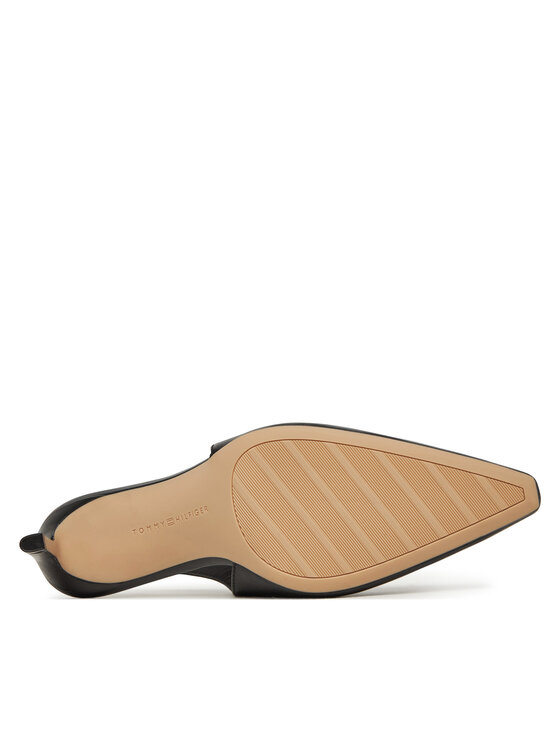 Tommy Hilfiger Tommy Hilfiger Magassarkú Squared Toe FW0FW08636 Fekete