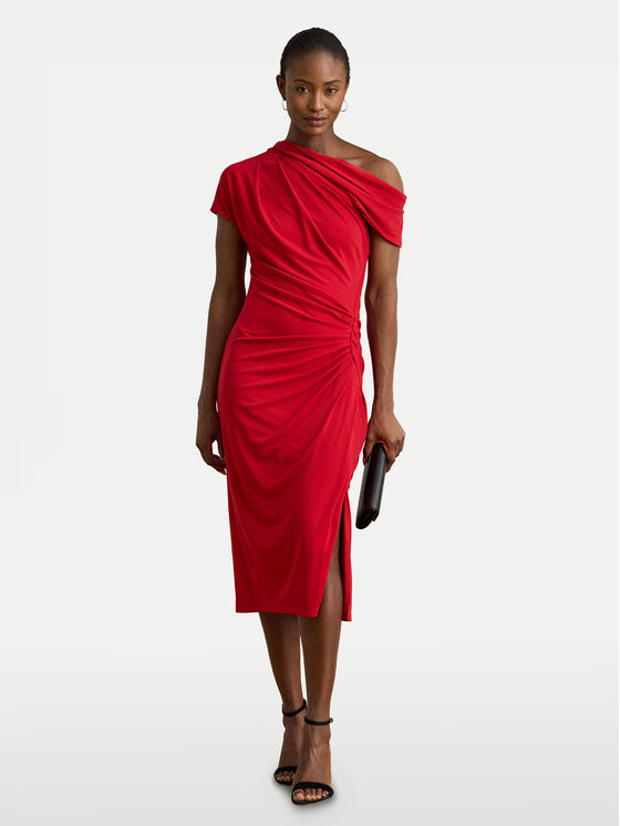 LAUREN RALPH LAUREN LAUREN RALPH LAUREN Koktejlové šaty 200980223001 Červená Slim Fit