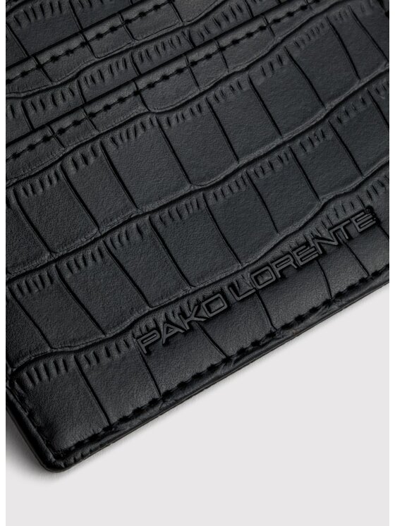 Pako Lorente Pako Lorente Zestaw portfel i etui na karty P25SF-ZP-001 Czarny