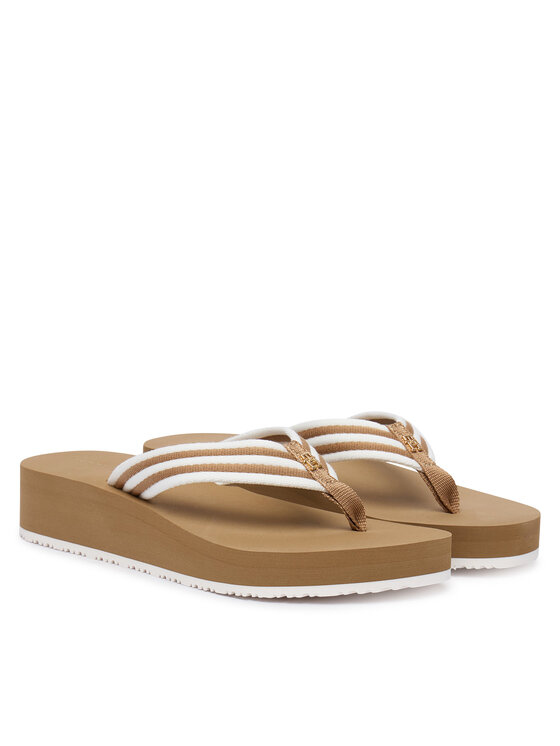 Tommy Hilfiger Tommy Hilfiger Flip-flops FW0FW09196 Világos bézs