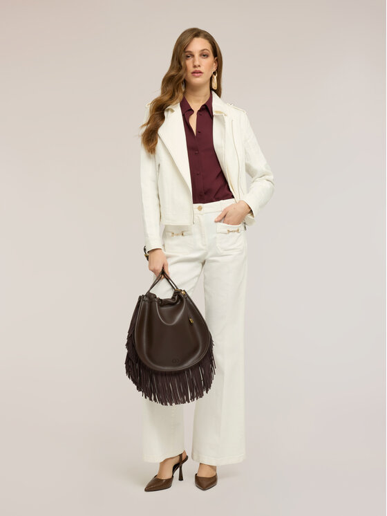 Motivi Motivi Cappotto invernale R701Q001127N0S1 Bianco Regular Fit