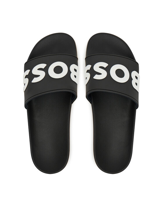 BOSS BOSS Şlapi Kirk Slid 50498241 Negru
