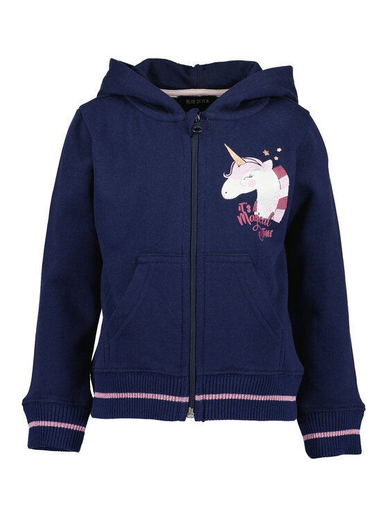 Blue Seven Blue Seven Pulóver 764662 X Sötétkék Regular Fit