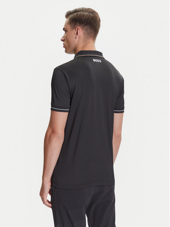 BOSS BOSS Polo majica Paul Pro 50506203 Črna Slim Fit