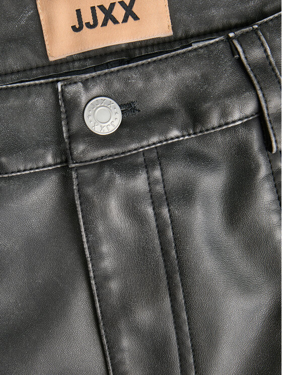 JJXX JJXX Suknja od imitacije kože Tora 12265729 Crna Regular Fit