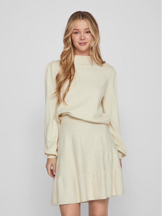 Vila Vila Pullover 14084179 Beige Regular Fit