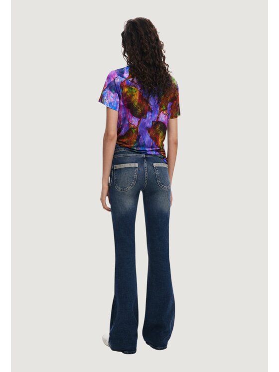 Desigual Desigual T-Shirt TS_YELLOWSTONE Μωβ To Fit