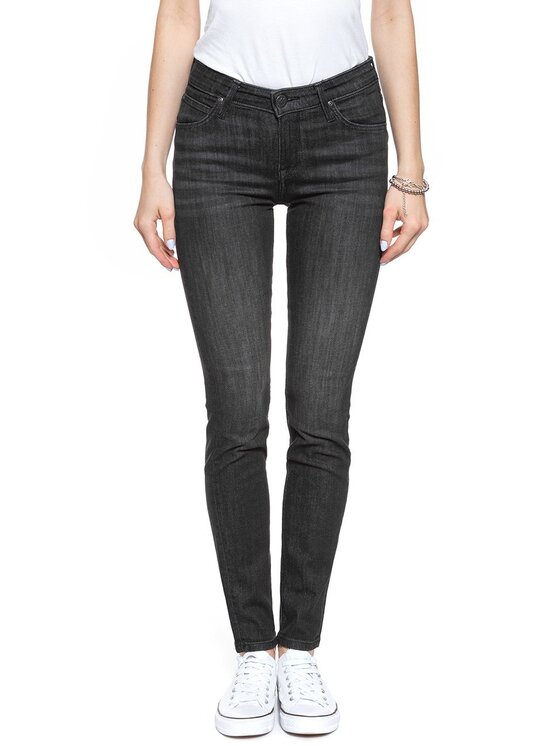 Lee Lee Jeansy SCARLETT Czarny Skinny Fit