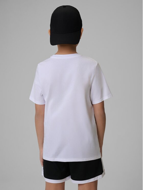 4F 4F T-shirt 4FJRSS26TTSHM3599-10S Bianco Regular Fit