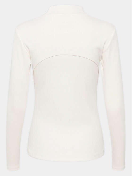 Karen by Simonsen Karen by Simonsen Bluse Mandarina 10104770 Écru Regular Fit