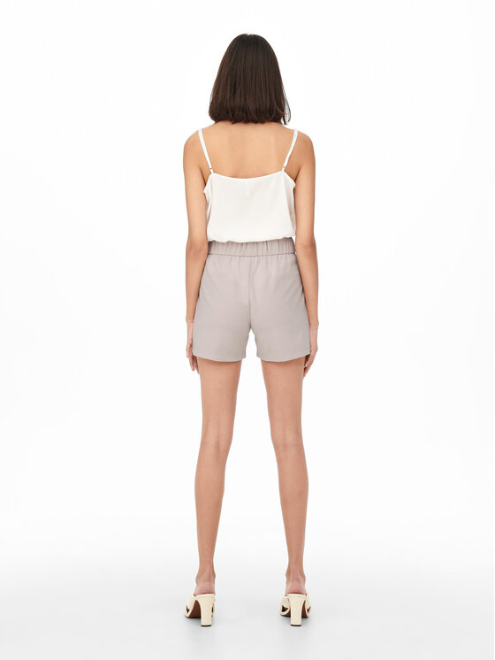 JDY JDY Šortky z materiálu Geggo 15203098 Šedá Regular Fit
